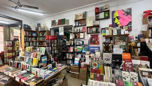 Interior de la librería Sin Tarima, en Madrid.