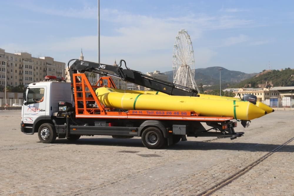 El lunes registra varios rescates de Salvamento Marítimo, en los que se ha asistido a 175 personas que han sido auxiliadas y trasladadas a Málaga