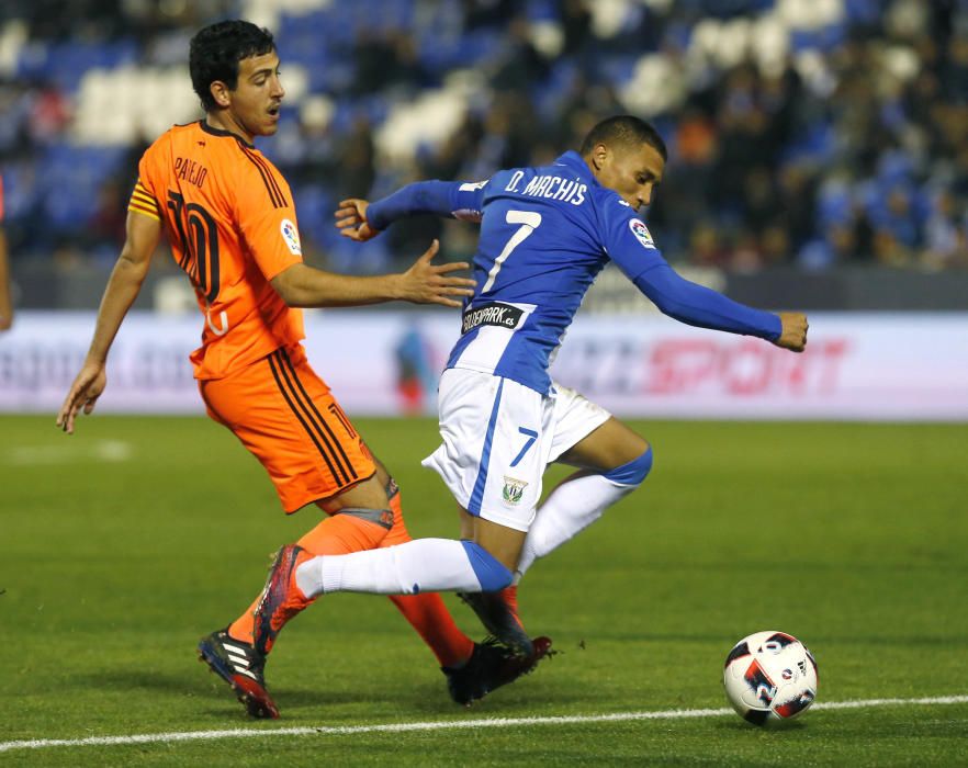 Las mejores imágenes del Leganés - Valencia CF