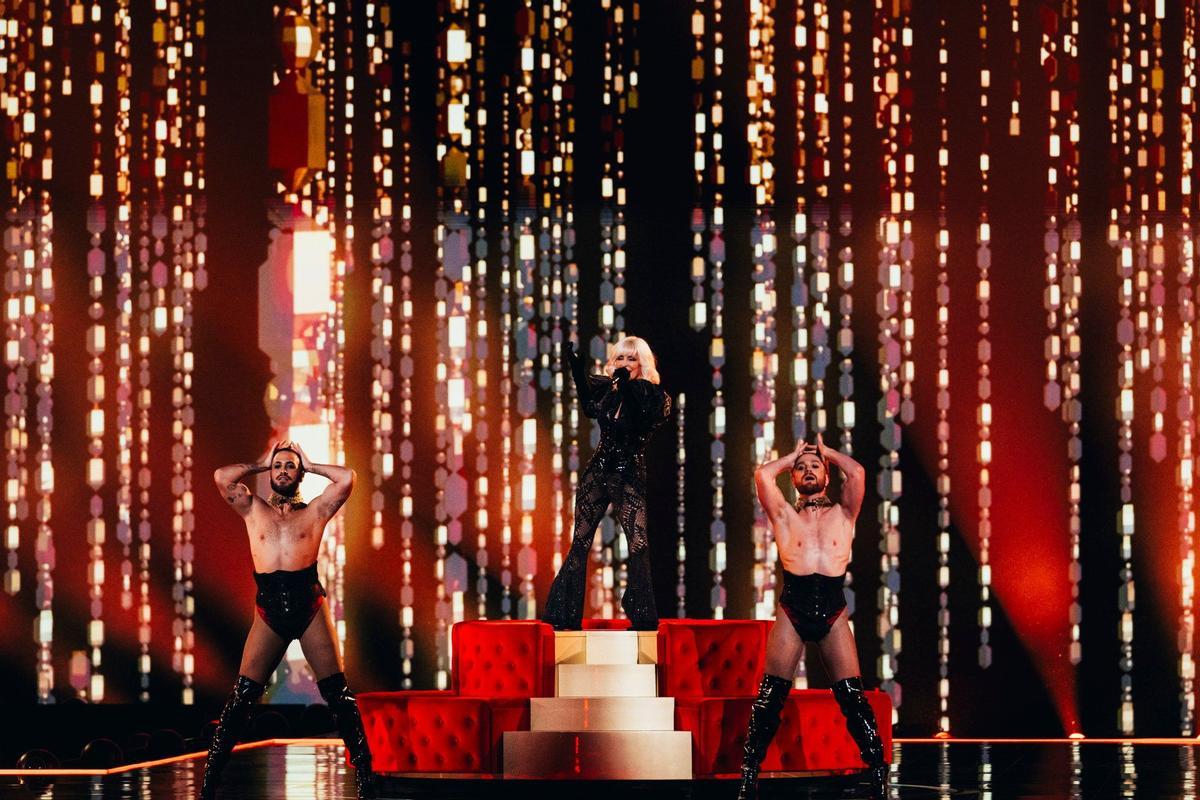 Nebulossa lo da todo durante su actuación en la 2ª semifinal de Eurovisión 2024