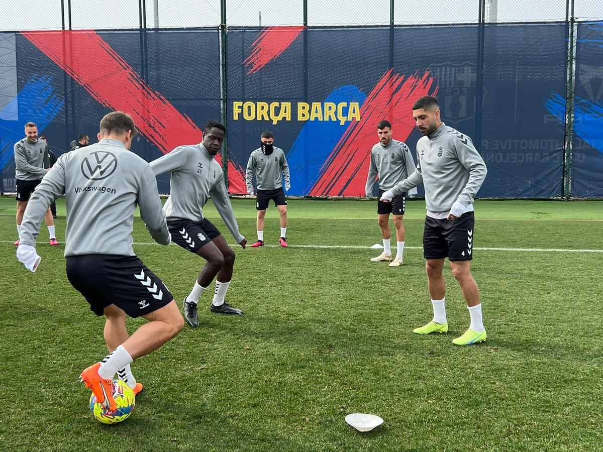 Álex Suárez, junto a Curbelo, Nuke, Loren, Fabio y Moleiro.