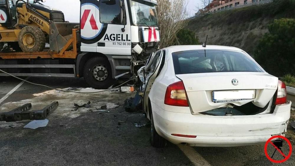 Accident de trànsit mortal a Hostalric