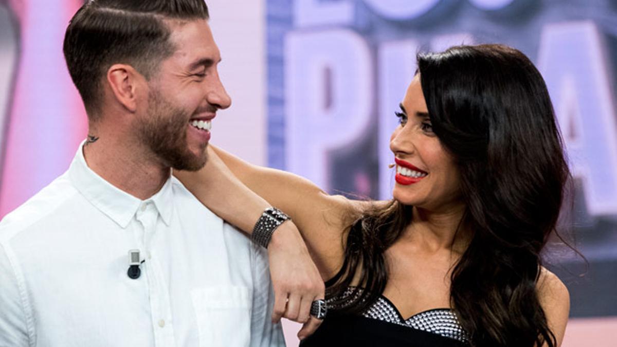 Sergio Ramos y Pilar Rubio en 'El Hormiguero'