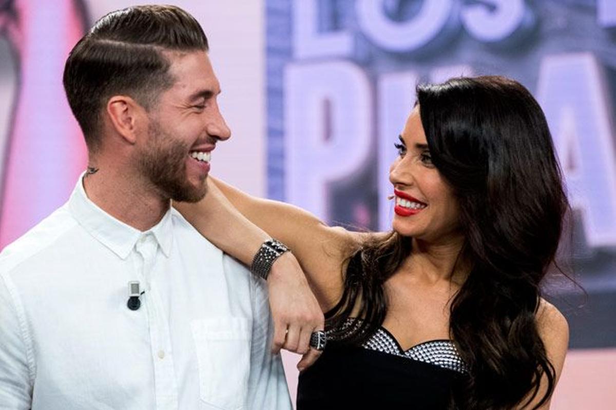 Sergio Ramos y Pilar Rubio en 'El Hormiguero'