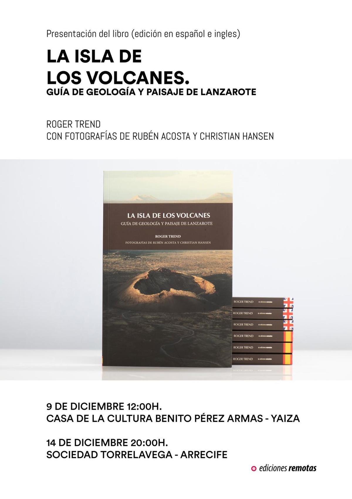 Portada del libro La isla de los volcanes: Guía de geología y paisaje de Lanzarote.