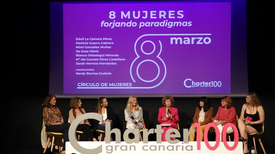 Charter 100 visibiliza la experiencia de 8 mujeres pioneras en diferentes ámbitos de la vida laboral y social de Canarias