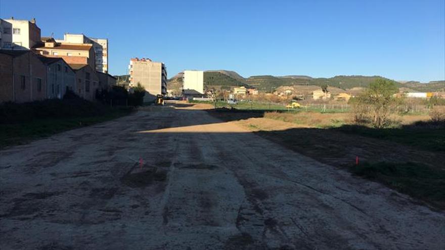 Fraga comienza las obras de la calle Teruel