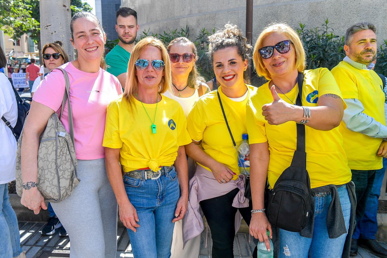 Tractorada del sector primario en Las Palmas de Gran Canaria (21/02/24)