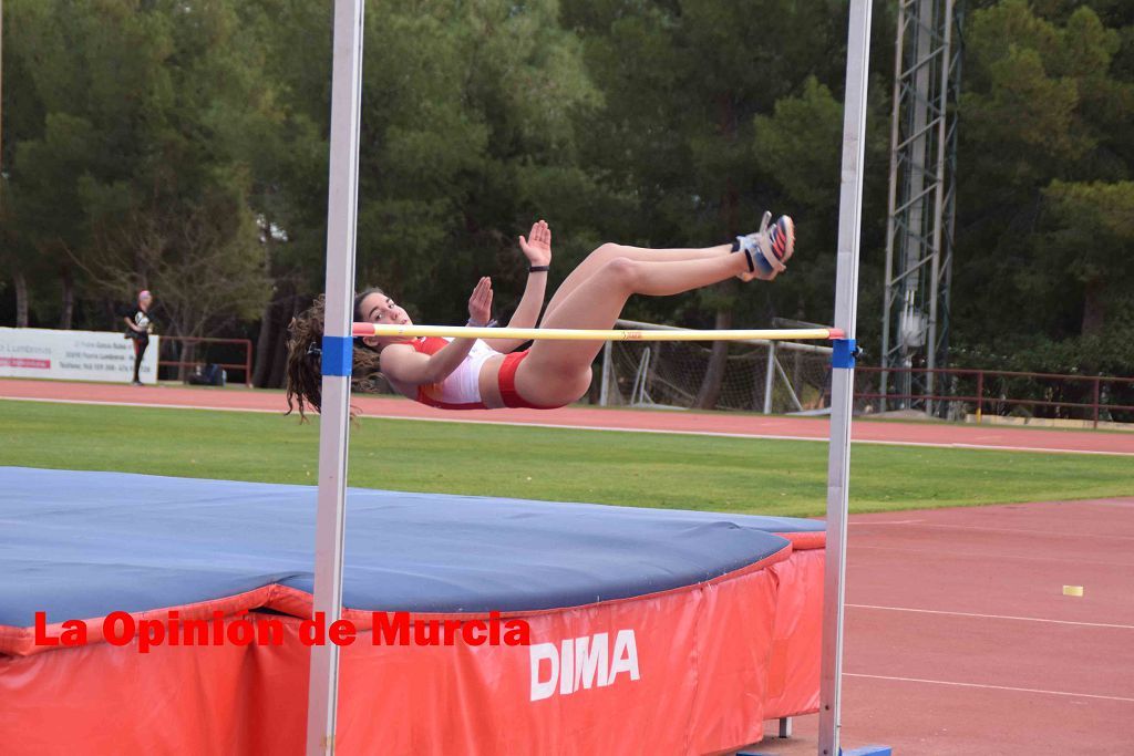 Regional absoluto y sub-23 de atletismo en Lorca