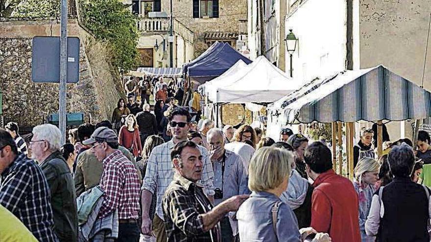 Es Capdellà se llenó de gente el fin de semana.