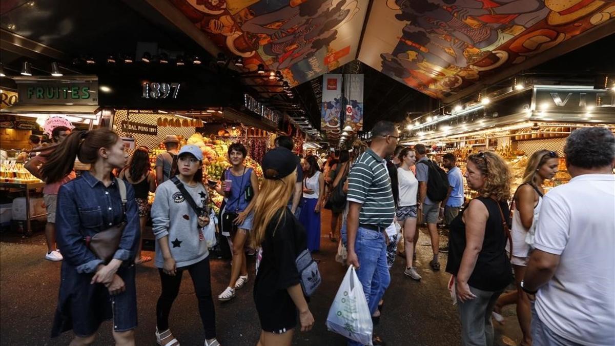 turistas boqueria