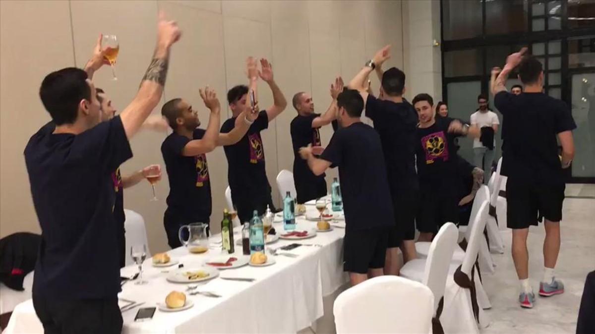 El Barça Lassa lo pasó en grande celebrando el título