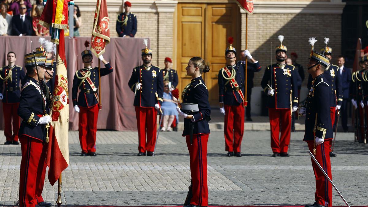 En imágenes | Así ha sido el paso de la Infanta Leonor por la Academia Militar de Zaragoza