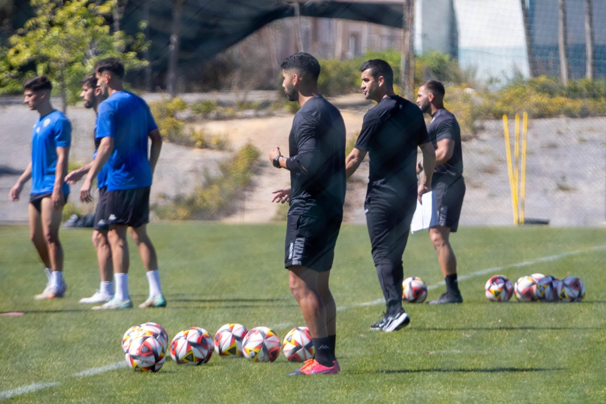Último entrenamiento del Hércules antes de su decisivo partido por el ascenso