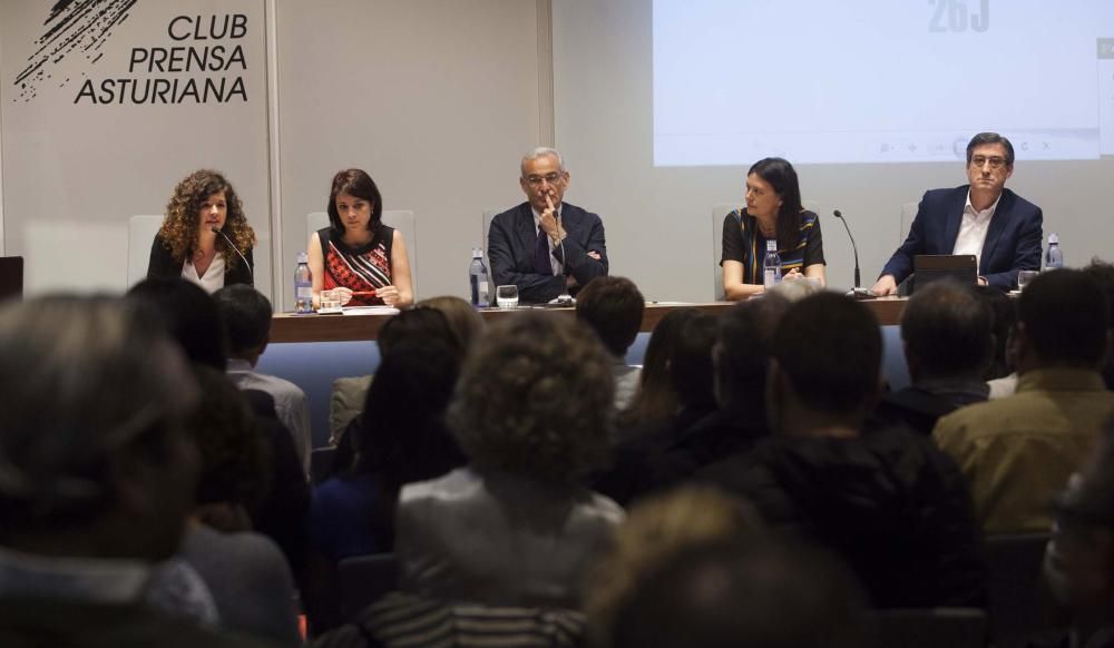 Debate electoral con Susana López Ares, Adiana Lastra, Sofía Castañón e Ignacio Prendes