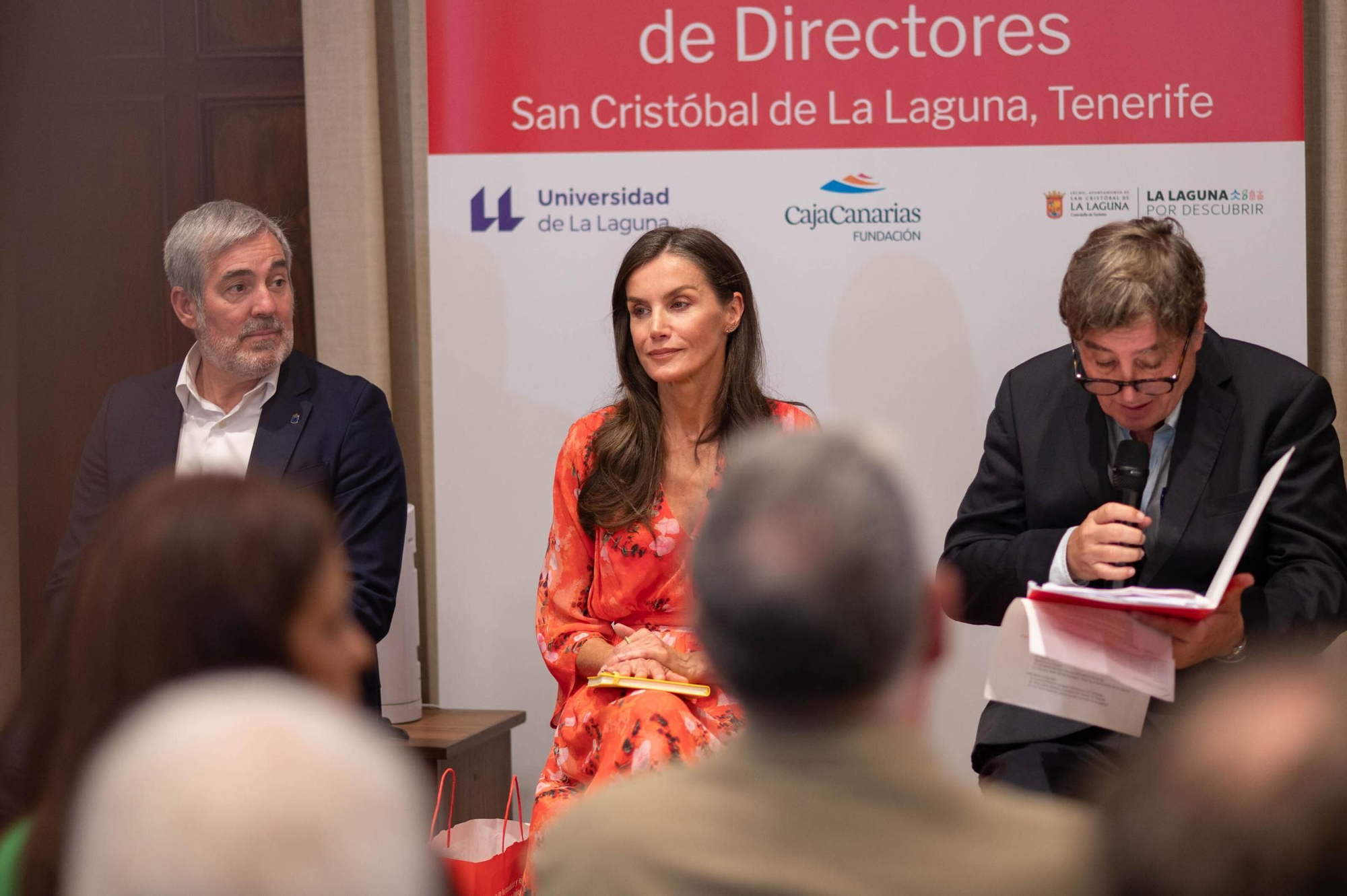 La reina Letizia preside la primera reunión del Instituto Cervantes en la ULL