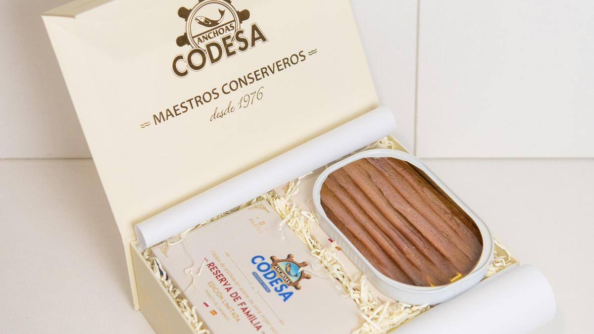 Las anchoas Reserva Familia de Codesa.