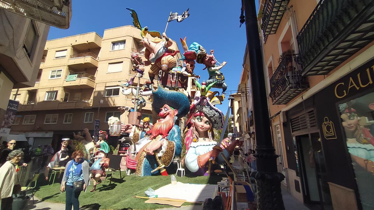 El monumento de la Vilanova, en la calle Sant Francesc