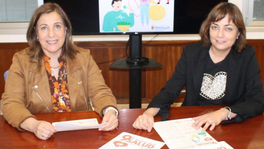 Susana Marqués y Vanessa Batalla presentaron la Semana de la Salud. | MEDITERRÁNEO