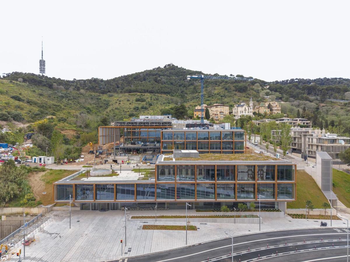 Fachada del CaixaResearch Institute.