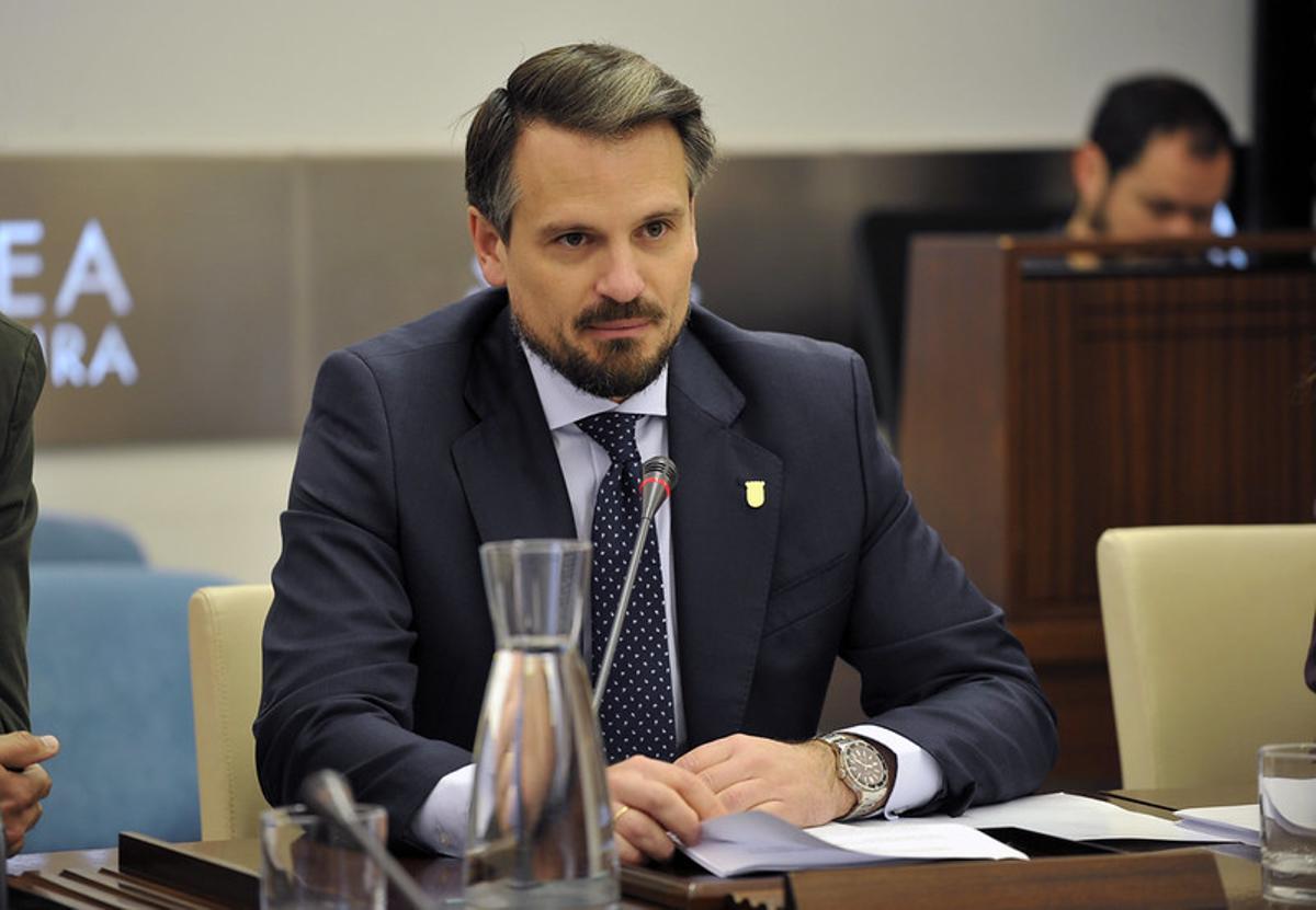 Abel Bautista, vicepresidente de la Junta de Extremadura y consejero de Presidencia, Coordinación de la Acción de Gobierno, Interior y Emergencias.