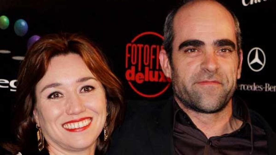 Lola Dueñas y Luis Tosar, durante una gala cinematográfica. //