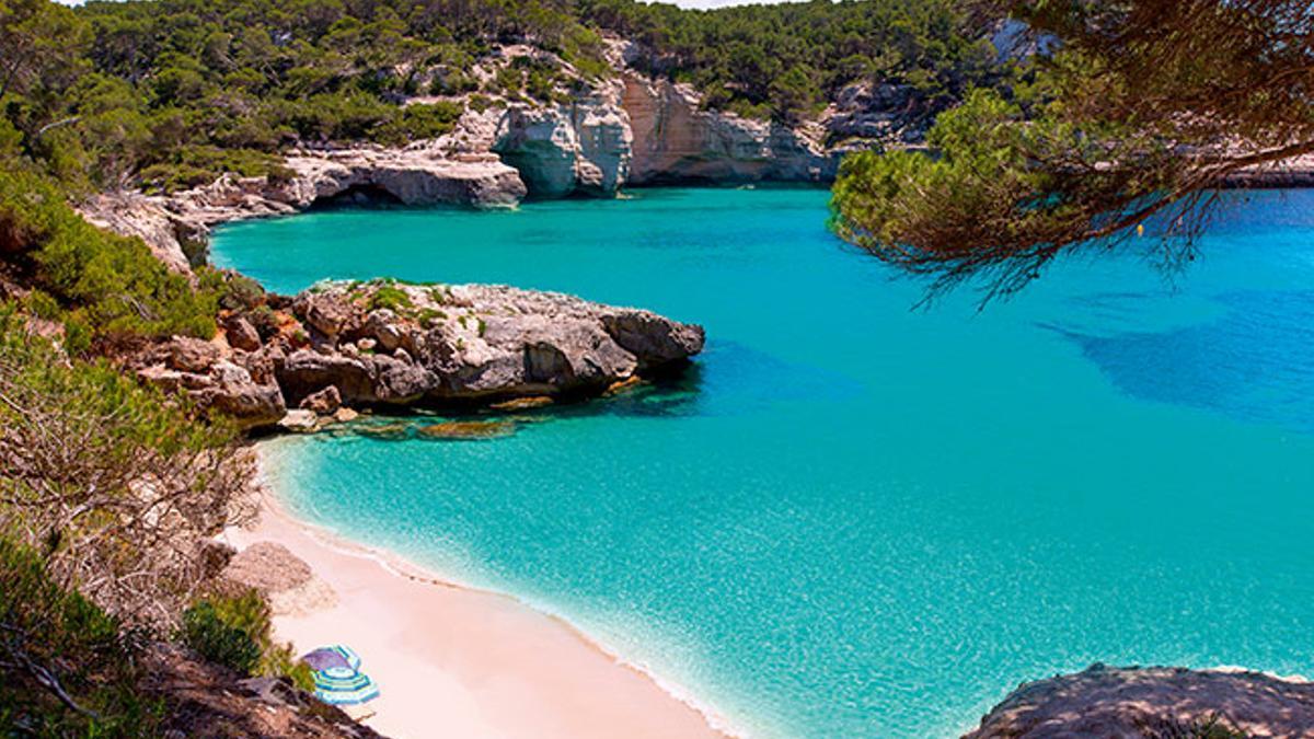 Cala Mitjaneta en Menorca