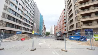 La avenida de Zaragoza que reabre al tráfico tras ocho meses de obras y sin sombra