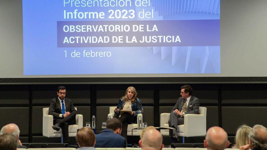 Presentación del Informe 2023 del Observatorio de la Actividad de la Justicia. | L.O.