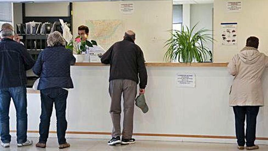 Pacientes en un centro de salud de Zamora.