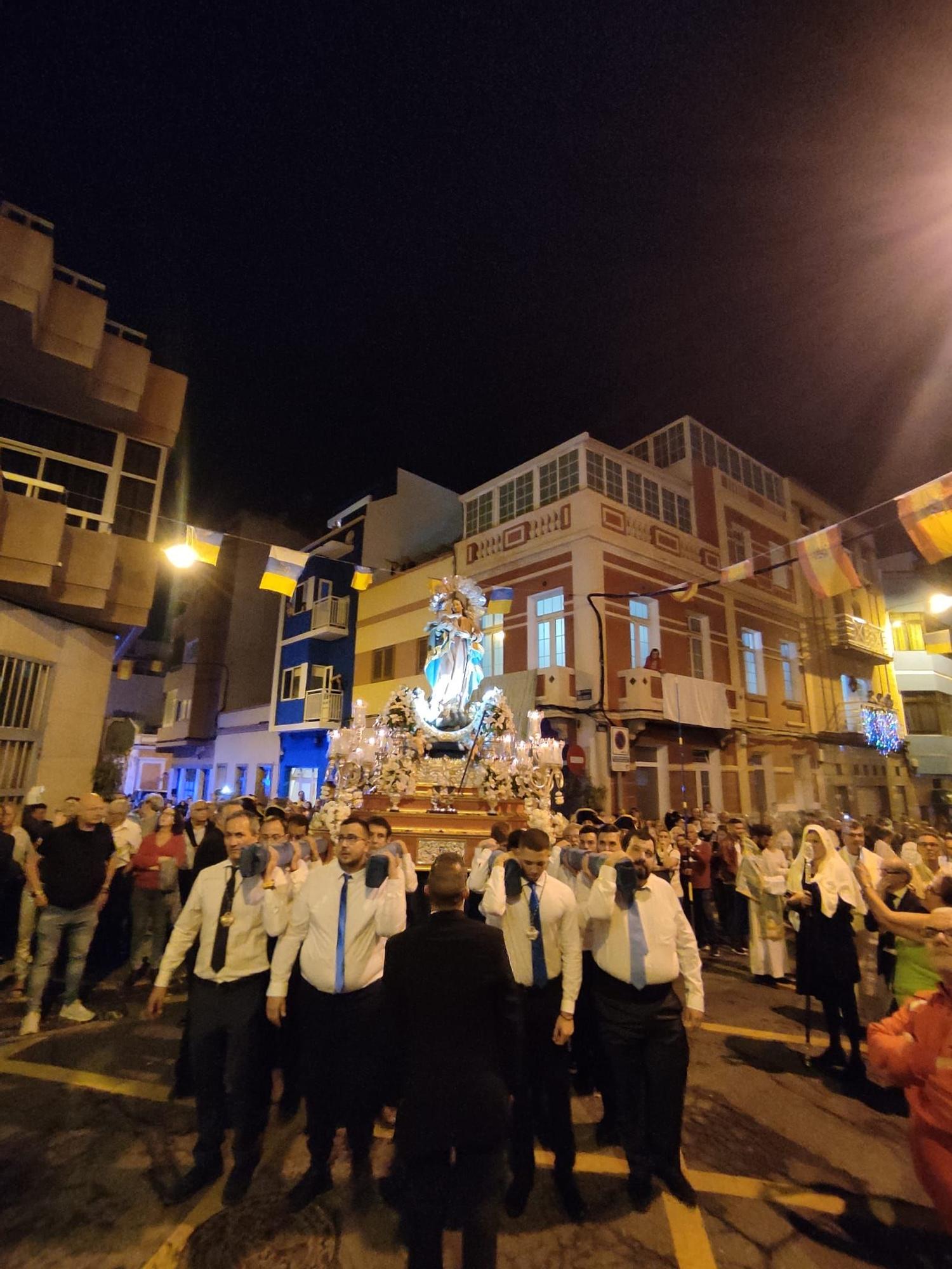 Procesión Extraordinaria por 225 aniversario de la llegada de la talla de Nuestra Señora de La Luz al Puerto