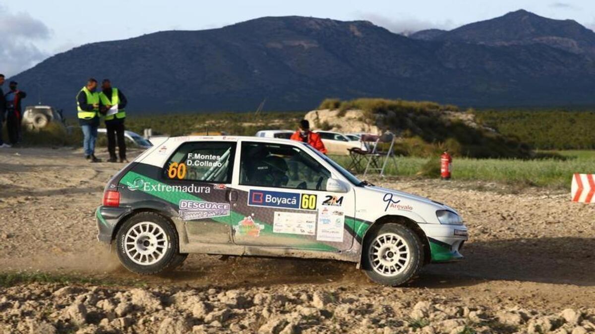 Un rallye en Extremadura, en una imagen de archivo.