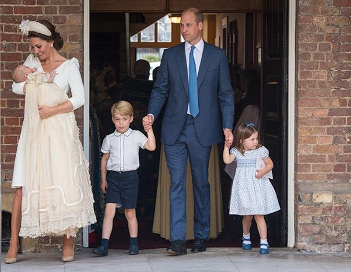 La foto de familia del bautizo del príncipe Louis