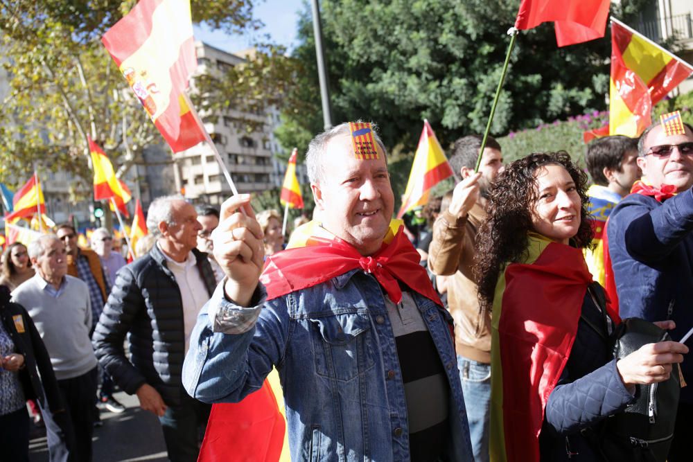 Manifiestación en València contra los 'països catalans'