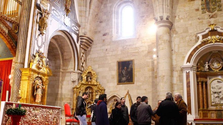 Vidrieras de la iglesia de San Ildefonso, que serán renovadas