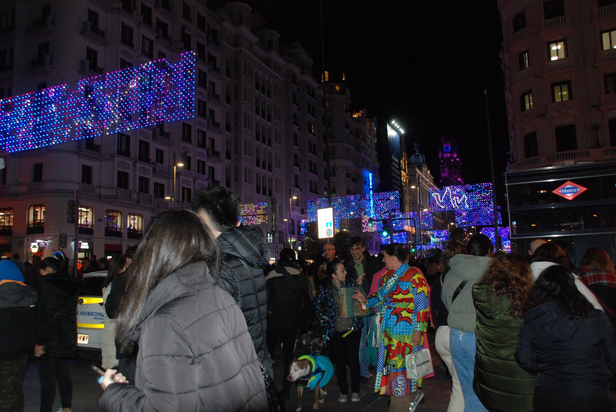 En imágenes: así son las luces de Navidad en Madrid