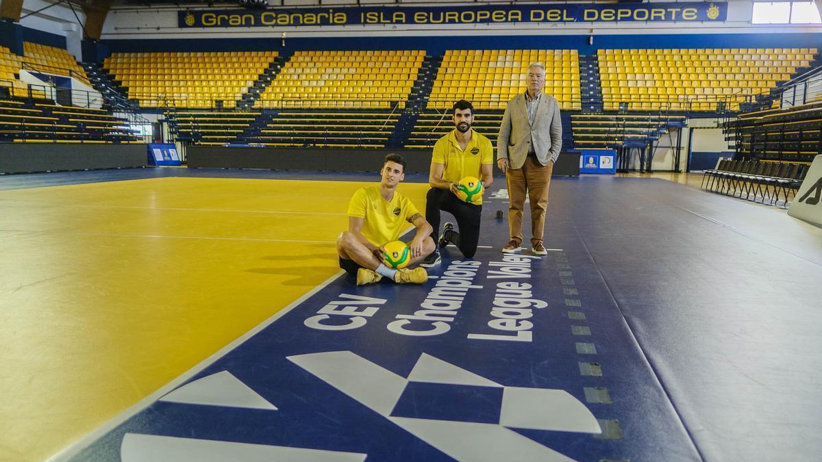 Martín Ramos y Paolo Zonca, jugadores del Guaguas,