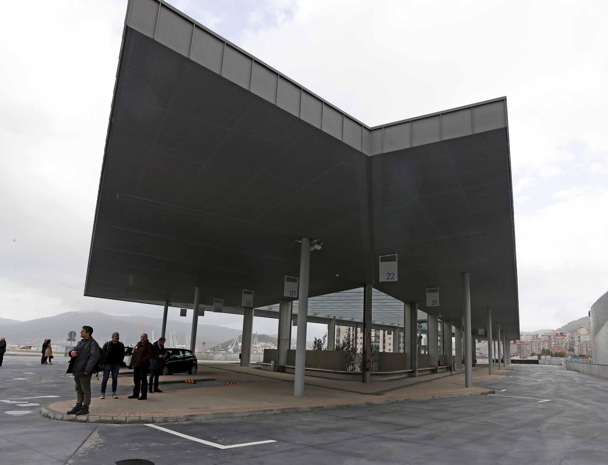 Las operadoras de autobús visitan la estación intermodal de Vigo