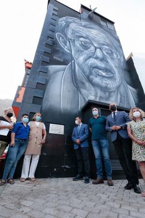 Presentación oficial del mural dedicado a Andrés Domínguez Baute “Andresito”