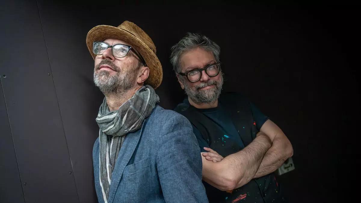 Liniers y Kevin Johansen en su última visita a España hace unos meses.