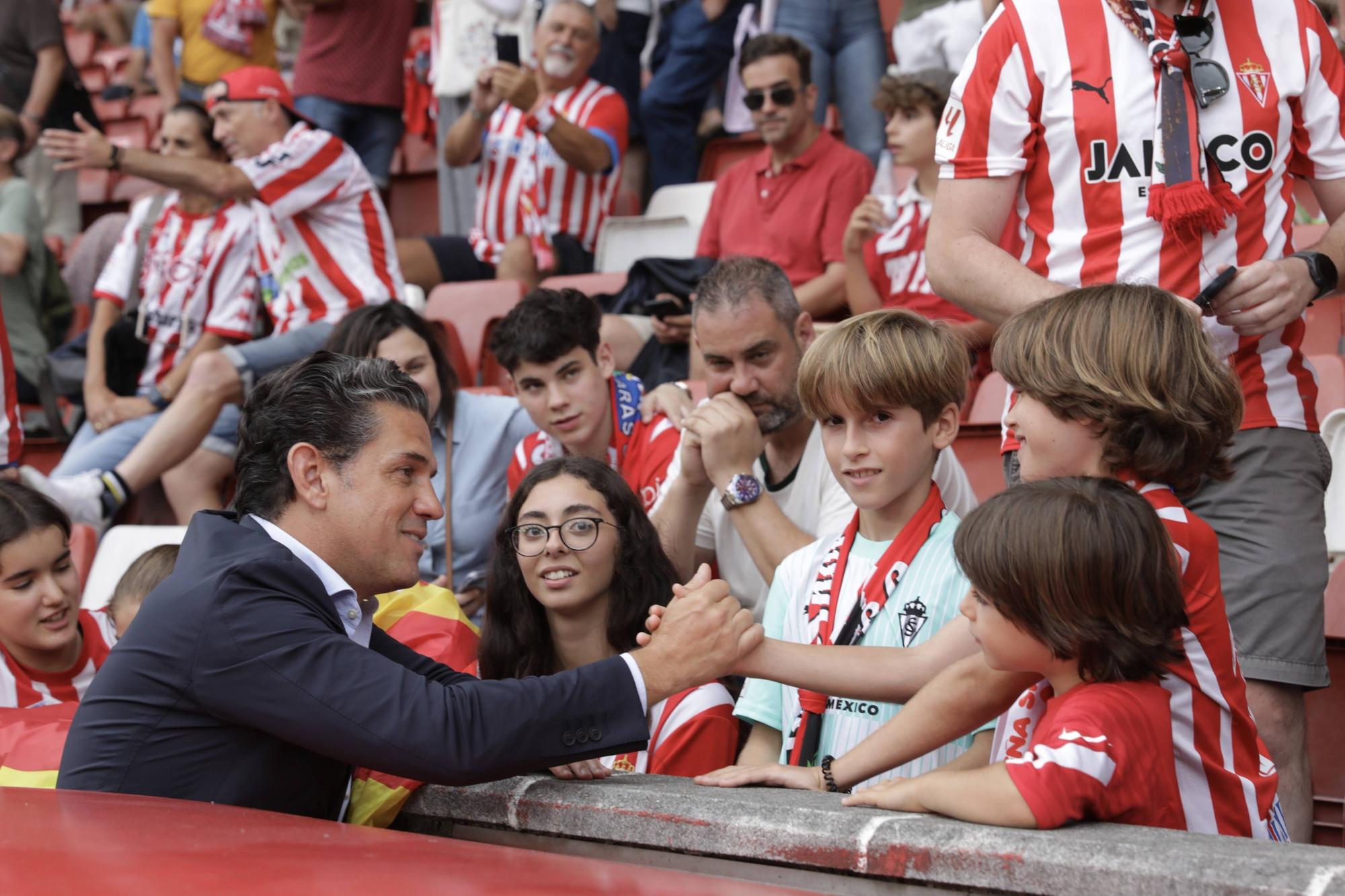 Así fue el partido entre el Sporting y el Mirandés