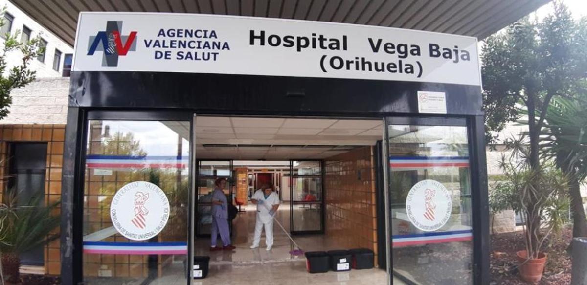 El temporal ha afectado al Hospital Vega Baja.