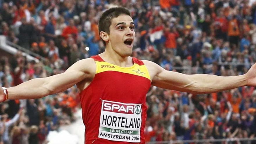Bruno Hortelano bate el récord de España de 150 metros