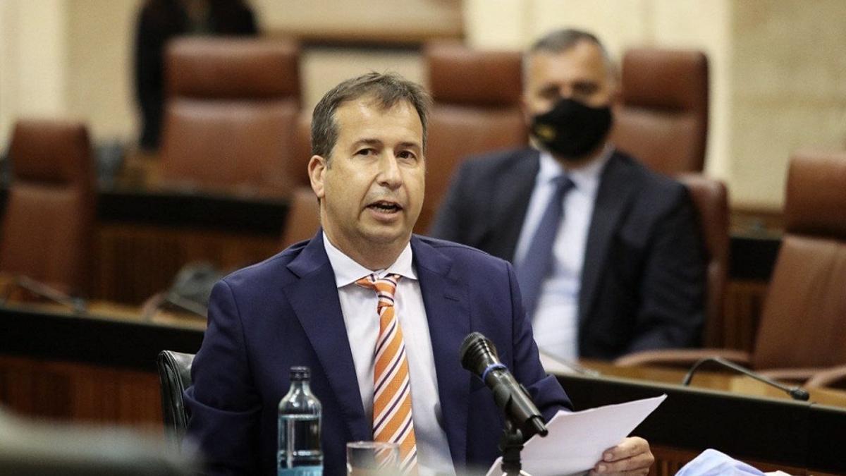 José Luis Muñoz Lagares, en el Senado.