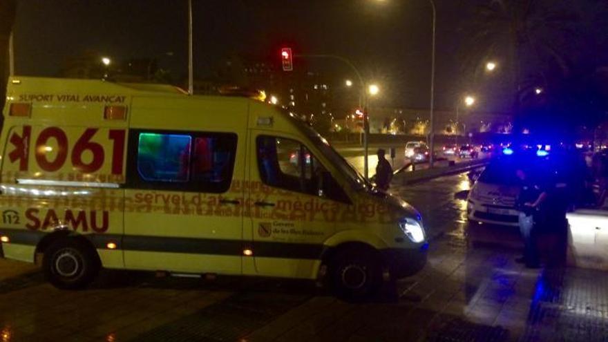 Dos heridos en una colisión frontal entre dos coches en Manacor