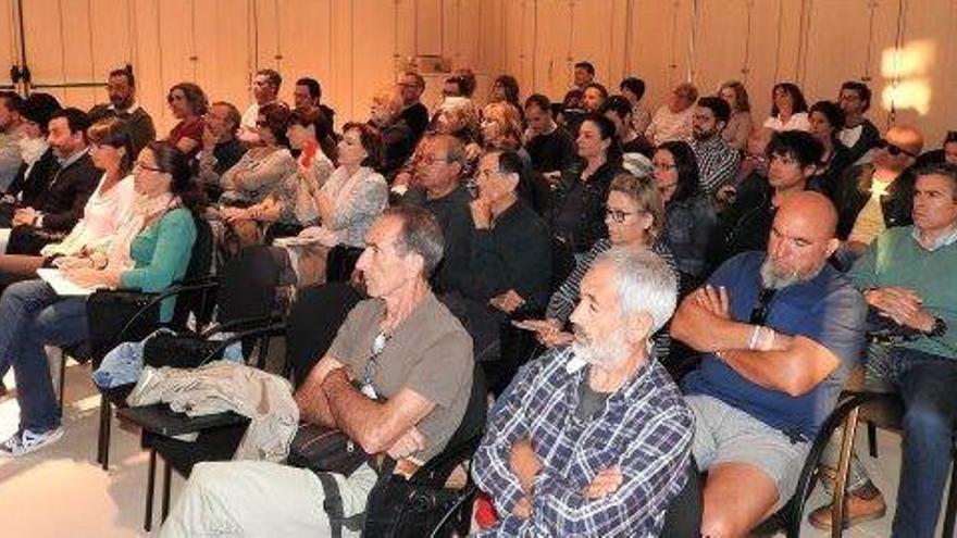 El público lleno la sala de plenos donde se celebró la sesión del Consell d&#039;Entitats.