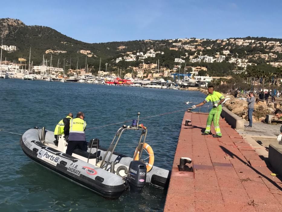 El Port d'Andratx tras el temporal