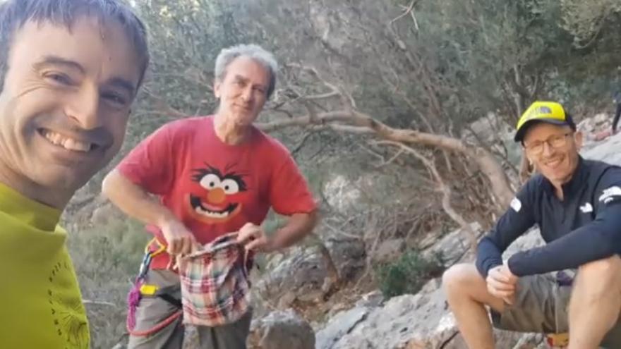 Fernando Simón, fin de semana de escalada en Mallorca junto a los hermanos Pou