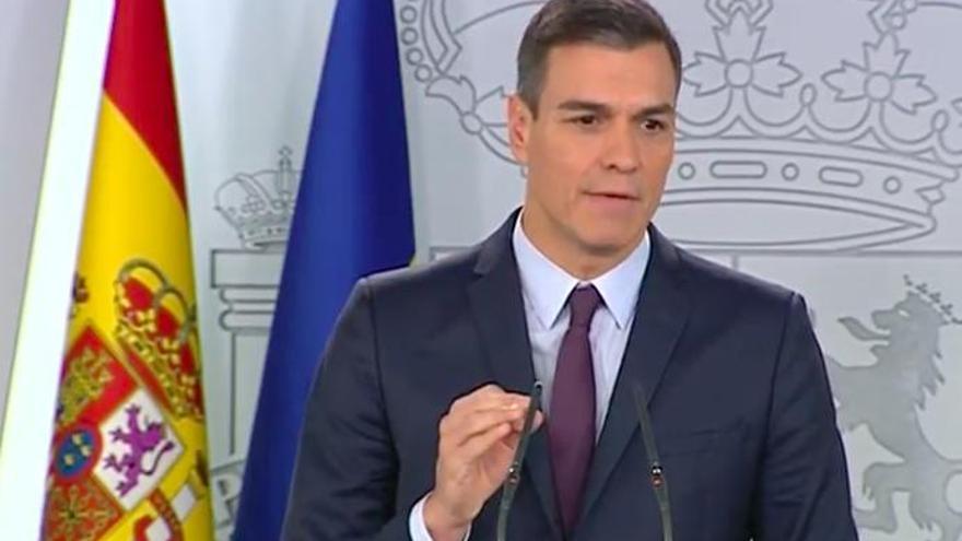 Pedro Sánchez kündigt Neuwahlen an.