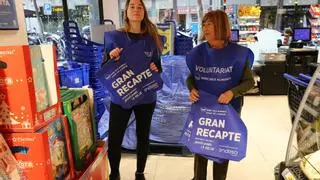 El Gran Recapte arranca con el reto de superar los seis millones de euros en alimentos recogidos en 2022